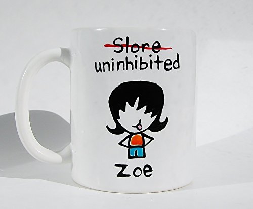 Funny Personalized Unique Birthday Coffee Mug Sale 11 oz White Ceramic - Slut/Whore - Slore