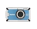 Pentax Optio W80 Digitalkamera (12,1 Megapixel, 5-fach opt. Zoom, 6,4 cm (2,5 Zoll) Display, bis 5m wasserdicht nach IP70) blau