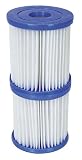 2PK BESTWAY 8/10/12FT SWIMMING POOL FILTER CARTRIDGES!