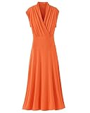 Spiegel Spiegel Jersey Dress with Crossover Surplice Neckline