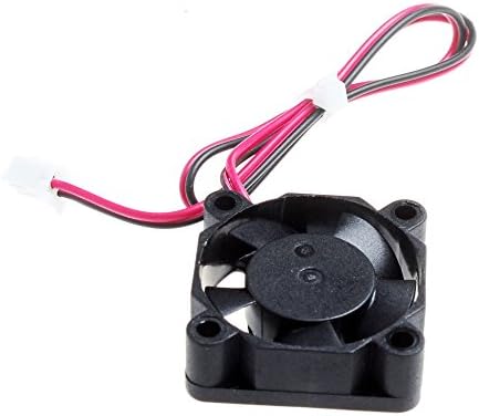 Di Weiss 5 Pcs DC 12V 2Pin Mini Cooling Fan 40MM 40x40x10mm Small Exhaust Fan for 3D Printer