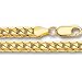 14K Yellow Gold Miami Cuban Link Chain (Width 5.8mm)