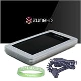 Microsoft Zune HD 16GB, 32GB & Microsoft Zune HD Accessories bundle containing: Premium **CLEAR** Silicon Skin Case Cover + Microsoft Zune HD Car Charger + Live*Laugh*Love Silicone Wrist Band!!!