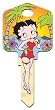 Betty Boop Tropical Island Kwikset SC1 House Key