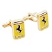 Search : Golden Ferrari Logo Automotive Car Cufflinks