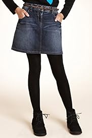 Girls Limited Cotton Rich Denim Skirt with Belt