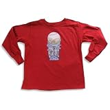 Mis Tee V-Us - Boys Long Sleeve Baseball Shirt, Heathered Red