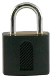 Ultra Hardware 56019 3/4-Inch Backpack or Luggage Lock In Black Plastic Casing, Solid Brass