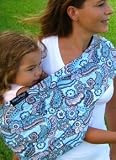 100% Cotton Reversible Baby Sling with Leg Rest Cushion S,M,L (10 High Fashion Designs) - Free Shipping, Medium, Briseias