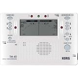KORG コルグ チューナー・メトロノーム(同時使用可能) TM-40 PW パール・ホワイト
