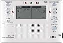 KORG コルグ チューナー・メトロノーム(同時使用可能) TM-40 PW パール・ホワイト