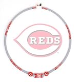 Phiten Cincinnati Reds MLB Titanium X30 22 Necklace