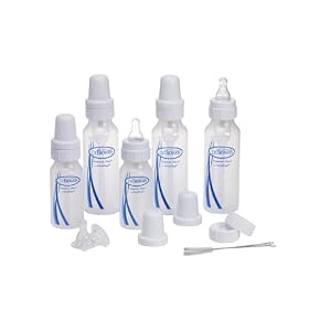 Dr. Brown's BPA Free Polypropylene Natural Flow Bottle Newborn Feeding Set