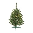 2' Pre-Lit Balsam Fir Artificial Christmas Tree - Multi Lights