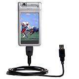 Classic Straight USB Cable for the Sony Clie NR70 with Power Hot Sync and Charge capabilities - Gomadic Brand w/ TipExchange Technology
