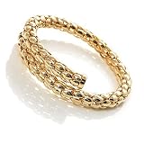 Rope Style Flex Bangle Bracelet (Gold Tone)