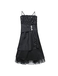 Plus Size A-line Shirred Sequined Spaghetti Strap Satin Empire   Waistline Bridesmaid Dress/Party Dress 