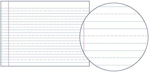 American Paper Converters 80-R Student Manuscript Paper for Grade 2, 12" x 9" Size, 3/8" Ruling, 3/8" Broken Line, 3/8" Skip Line, 1.5" Height, 12" Width, 9" Length (Pack of 500)