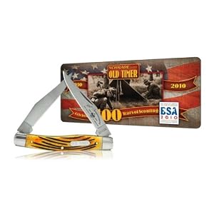 Schrade 77BRBSAT Old Timer Muskrat Pocket Knife with Boy Scouts of America 100th... by 