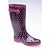 STORMWELL LADIES WELLIES, PURPLE DESIGN