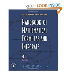 Handbook of Mathematical Formulas and Integrals, Fourth Edition