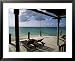 Blue Water Beach Hotel, Boon Point, Antigua, Leeward Islands Framed Art Poster Print by Bruno Barbier, 31x25