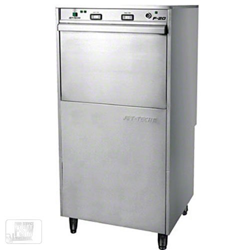 Jet Tech F-20 24 Rack/Hr High-Temp Door-Type Dish & Tray Washer