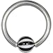 14 Gauge Midnight Beach Ball Bcr Captive Ring
