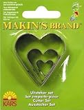 Set of 3 Heart Cutters