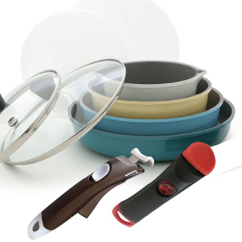 How To Get Neoflam Cookware Set 10 Pieces Assorted with 2x Detachable