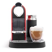                    						Nespresso C121-US-RE-NE1 Citiz Espresso Maker with Aeroccino Milk Frother, Red