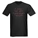 I Move Furniture Black T-Shirt Humor Dark T-Shirt by CafePress