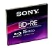 SONY BD-RE Blu-ray (25GB) rewritable disc