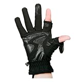 【アマゾンオリジナル】 MATIN 撮影用品 フィンガーシューティンググラブL ブラック ETM-83466