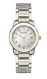 Bulova Women's 98P112 Diamond Accented Dial Two-Tone Bracelet Watch