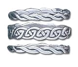 Solid Sterling Silver Celtic Ring Set