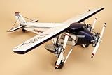 37 Large White/Blue Plane Metal Replica