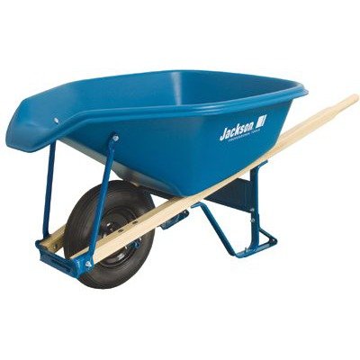 EZ Pour Wheelbarrows - ez pour spout wheelbarrow hd 6-cuft poly tray