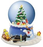 Looney Tunes Sylvester & Tweety Animated Christmas Snow Globe