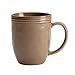 Rachael Ray Cucina Dinnerware 16-Piece Stoneware Dinnerware Set, Mushroom Brown