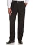 Haggar Men's Luxury Gabardine Ultimate Comfort Pleated Cuffed Dress Pant