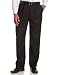 Haggar Men's Luxury Gabardine Ultimate Comfort Pleated Cuffed Dress Pant
