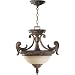 Quorum International 2230-18-88 Corsican Gold Madeleine Renaissance Two Light Semi-Fl...