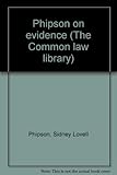 Phipson on evidence