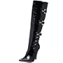 Diba Women's Naughty Boot,Black Patent,7.5 M US