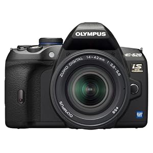 Olympus Evolt E620 12.3MP Live MOS Digital SLR Camera with Image Stabilization and 2.7 inch Swivel LCD w/ 14-42mm f/3.5-5.6 and 40-150mm f/4.0-5.6 ED Zuiko Lenses