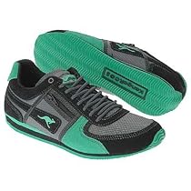 KangaROOS Women's Magnolia Sneakers,Black/Castlerock,9 M