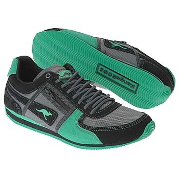 KangaROOS Women's Magnolia Sneakers,Black/Castlerock,9 M