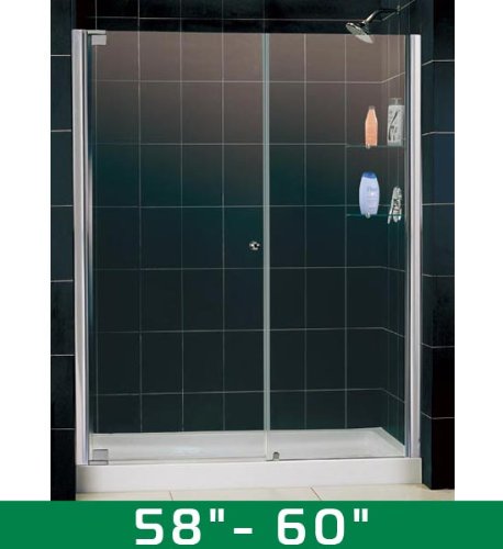 DreamLine SHDR-4158728-01 Elegance 58 - 60 Shower Door, Chrome