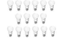 Philips 461129 60 Watt Equivalent Soft White A19 LED Light Bulb, 16-Pack
